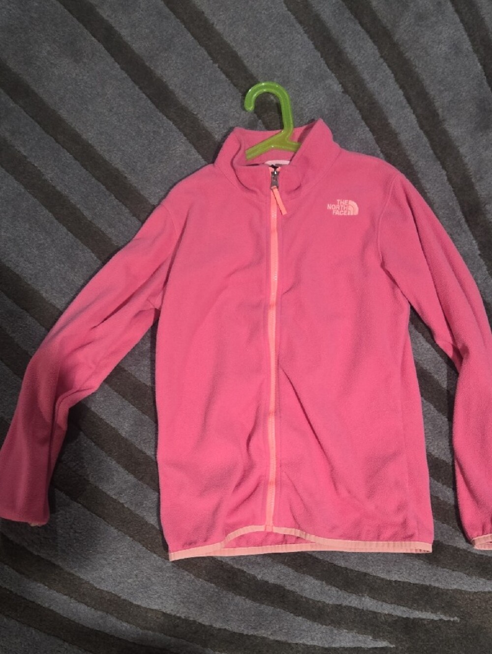 The North Face Kids' Coral Pink Full-Zip Fleece Jacket